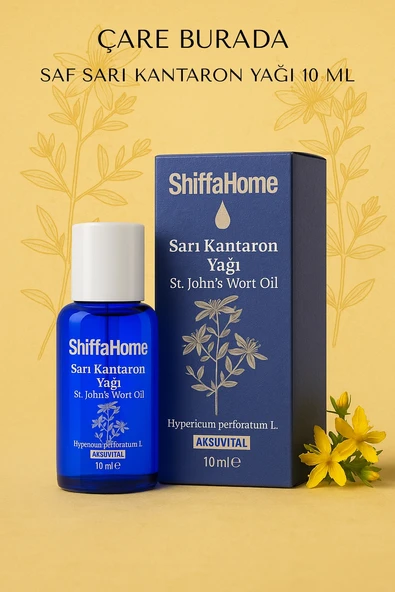 Saf Sarı Kantaron Yağı 10 Ml (Haricen & Dahilen Kullanıma Uygun) ürün görseli 1