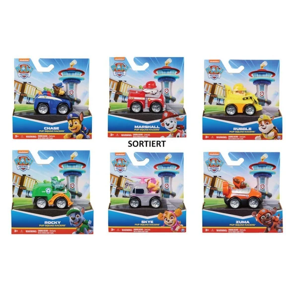 SPM-6070433 PAW PATROL MINI PUP SQUAD ARAÇ ÇEŞİTLERİ-ASORTİ(Belirtilen fiyat, tekli satış için adet fiyatıdır) ürün görseli 1