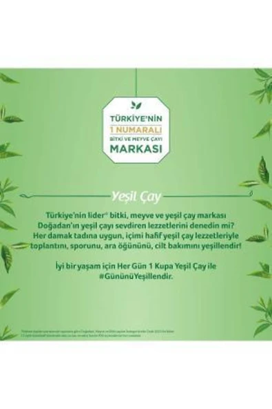 Doğadan Yeşil Çay 20 Adet x3 Adet - Resim 4