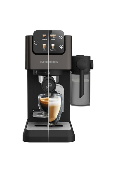 Grundig Delisia Coffee KSM 6430 Yarı Otomatik Espresso Makinesi ürün görseli 1