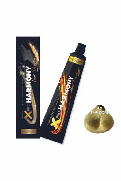 X PRO HARMONY X PRO HARMONY Profesyonel Saç Boyası No:9,3 Sarışın Dore ürün görseli 1