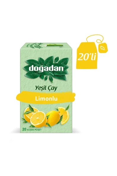 Doğadan Yeşilçay Limonlu 20'li Poşet ürün görseli 1
