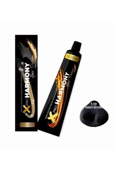 PROHARMONY PROHARMONY X Pro Harmony 1.10 Mavi Siyah Saç Boyası 60 G Tüp ürün görseli 1