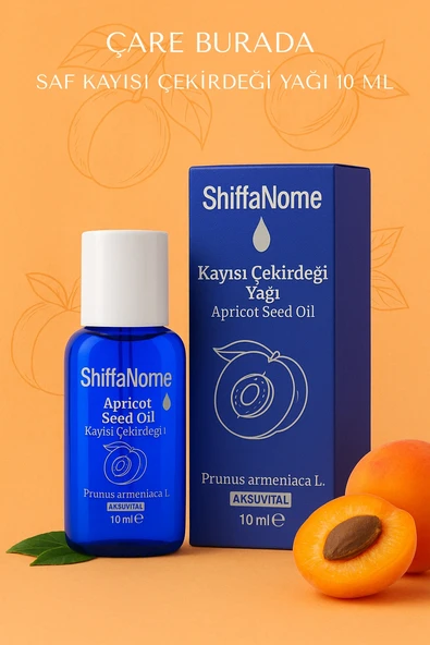 Saf Kayısı Çekirdeği Yağı 10 Ml (Haricen & Dahilen Kullanıma Uygun) ürün görseli 1
