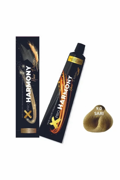 X PRO HARMONY X PRO HARMONY Profesyonel Saç Boyası No:9,0 Sarı ürün görseli 1