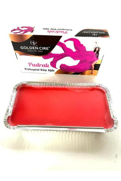 GOLDEN GOLDEN Kalıp Ağda Pudralı Pembe 400 gr - Resim 2