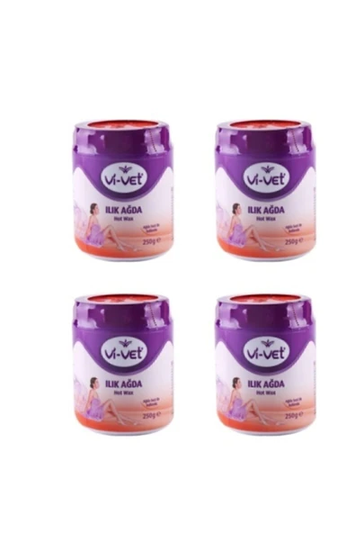 Vİ-VET Vİ-VET Klasik Ilık Ağda 250 GR. X 4 Adet ürün görseli 1