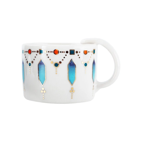 Aryıldız Blue Diamond 12 Parça 6 Kişilik Kahve Fincan Takımı 100 ml - Resim 6