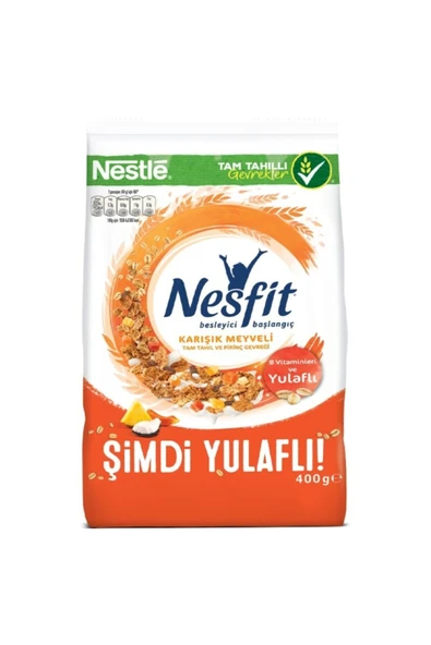 Nestle Nesfit Karışık Meyveli Tam Tahıl Ve Pirinç Gevreği 400 Gr ürün görseli 1