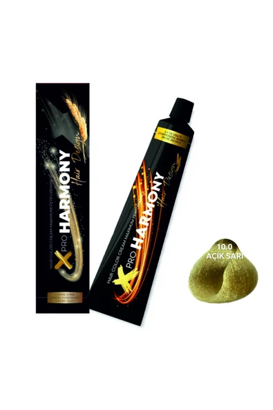 X PRO HARMONY X PRO HARMONY Profesyonel Saç Boyası No:10,0 Açık Sarışın ürün görseli 1