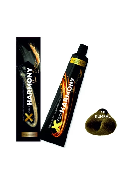 X PRO HARMONY X PRO HARMONY Profesyonel Saç Boyası No:7,0 Kumral ürün görseli 1