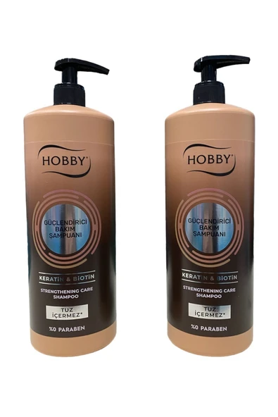 HOBBY HOBBY tuzsuz güçlendirici bakım şampuanı seti sette 2 adet ürün mevcuttur (2*100:2000ml) - Resim 2