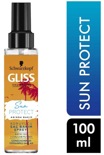 GLİSS GLİSS Marka: Güneşten Koruyucu Saç Sprey 100 Ml Sun Protect 3838824367057 ürün görseli 1