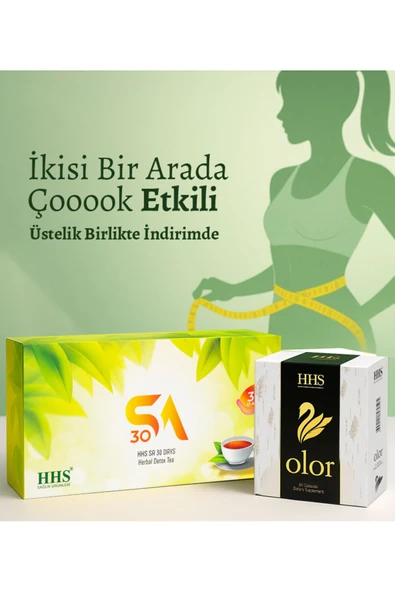 HHS SAĞLIK ÜRÜNLERİ SA30 Bitki Çayı & Olor Bitkisel Diyet Kapsülü ürün görseli 1