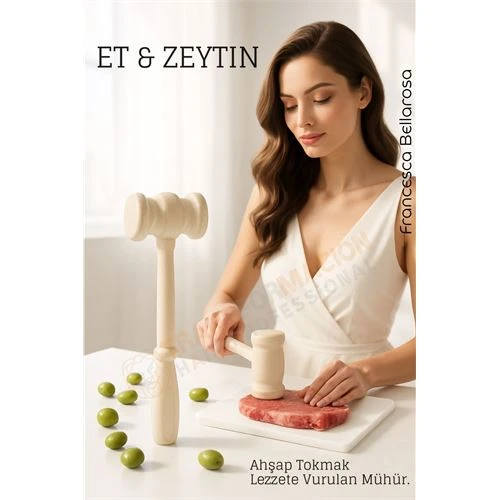 Ahşap Zeytin Kırıcı ve Et Dövücü – Doğal, Sağlam, Pratik Mutfak Yardımcısı ürün görseli 1