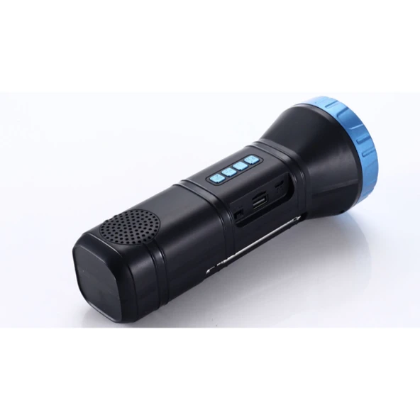 Güneş Enerjili Kamp El Feneri - Bluetooth Radyo Özellikli - Resim 3