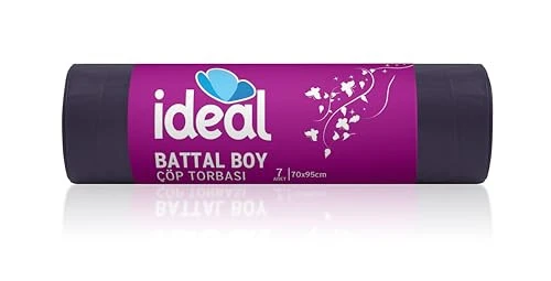 İdeal Çöp Torbası Battal Siyah 70x95cm x 3 Adet ürün görseli 1