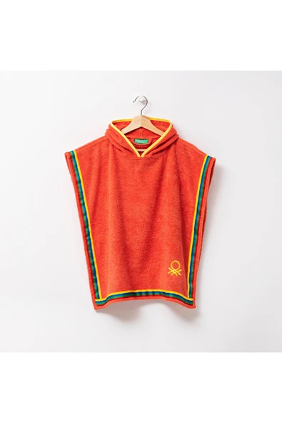 BE-0818-RD Benetton Çocuk Panço Havlu ürün görseli 1