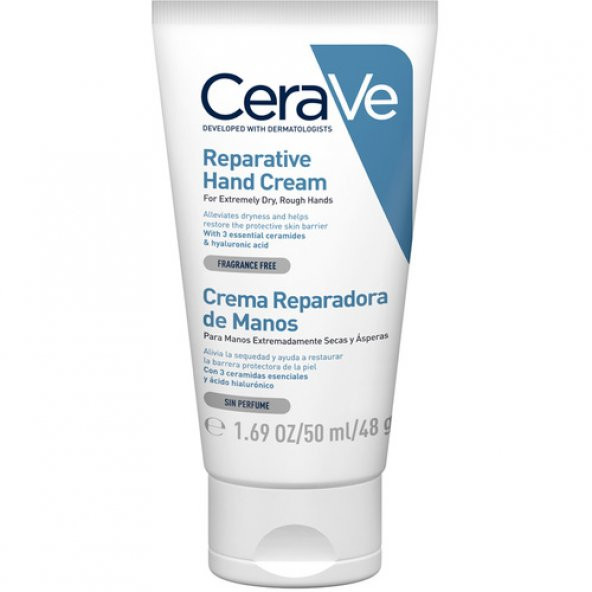 Cerave Reparative Hand Cream Kuru & Sertlesmis Eller Için 50 ml
