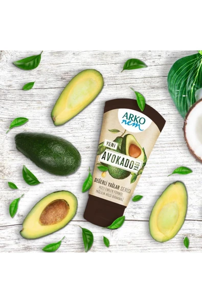 ARKO ARKO Nem Değerli Yağlar Avokado Yağlı Nemlendirici Krem 250 ml & 60 ml - Resim 4