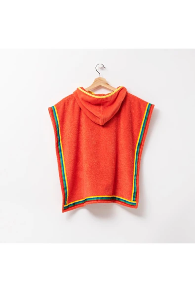 BE-0818-RD Benetton Çocuk Panço Havlu - Resim 2