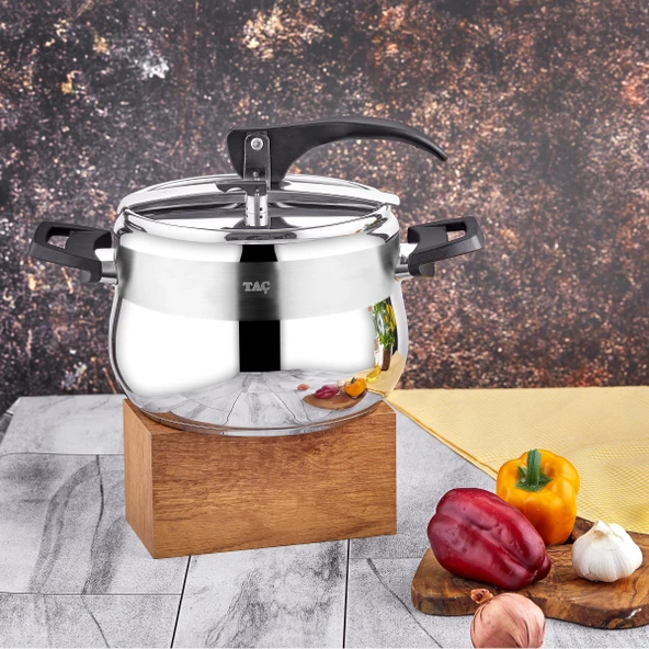 Taç Bengü Pro 8 lt Düdüklü Tencere - Resim 2