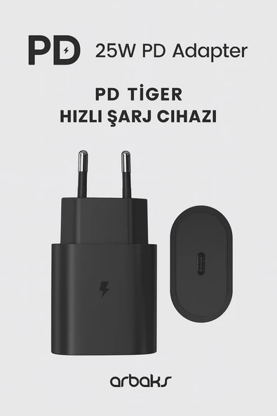 ARBAKS ARB-017 PD TİGER 25W ŞARJ CİHAZI ürün görseli 1