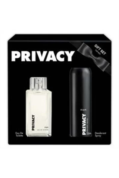 PRİVACY PRİVACY ( KİL MASKESİ HEDİYE ) Privacy Erkek Parfüm Seti EDT Parfüm 100ml+Deodorant 150ml ( 1 ADET ) ürün görseli 1