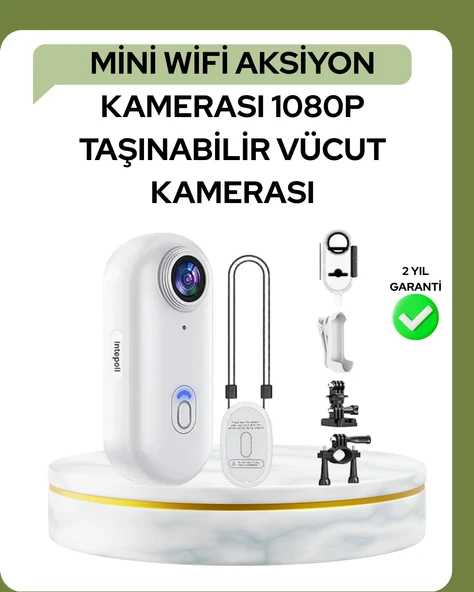 1080P WiFi Spor Kamerası Su Geçirmez Mini Aksiyon Kamera ürün görseli 1