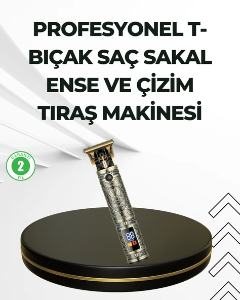 Su Geçirmez Daling Saç ve Sakal Tıraş Makinesi ürün görseli 1