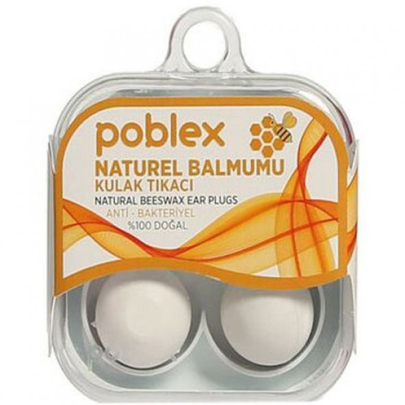 Poblex Naturel Balmumu 4 lü Kulak Tıkacı