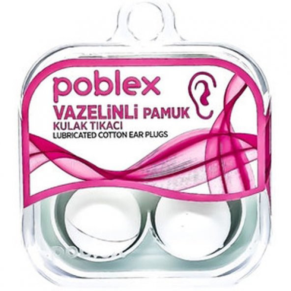 Poblex Vazelinli Kulak Tıkacı 4lü