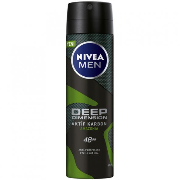 Nivea Deo Sprey Deep Amazonia For Men 150 ml