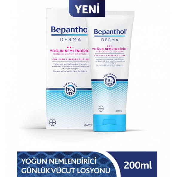 Bepanthol Derma Yoğun Nemlendirici Günlük Vücut Losyonu 200 ml