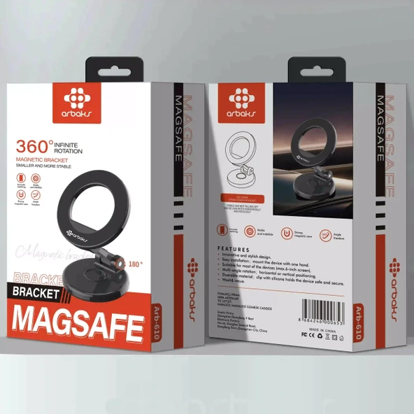 ARBAKS ARB-610 MAGSAFE ARAÇ TELEFON TUTUCU ürün görseli 1