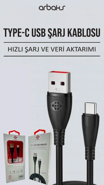 ARBAKS ARB-51 TYPE-C USB ŞARJ VE VERİ AKTARIMI ürün görseli 1