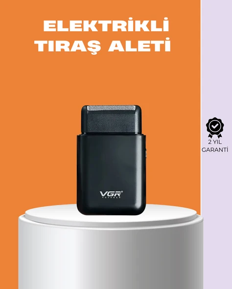 45 Dakika Çalışma Süreli Şarjlı Tıraş Makinesi | ABS Gövdeli ürün görseli 1