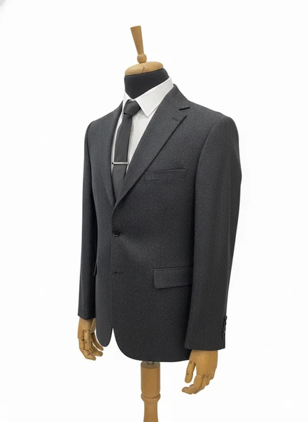 Baba Erkek Geniş Kesim Çift Düğmeli Blazer Ceket Klasik ve Modern Şıklık - Resim 2