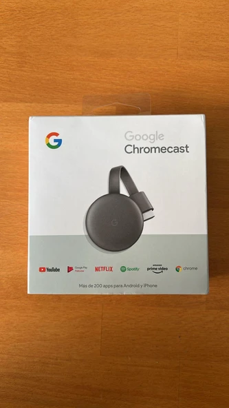 Google Chromecast 3. Generation Orijinal ( Outlet) ürün görseli 1