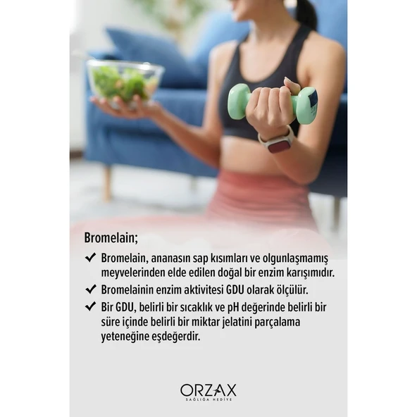 Ocean Bromelain 500 Mg 30 Kapsül - Resim 4