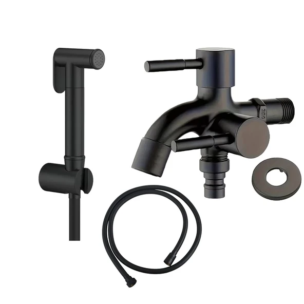 Quviem Linda Çiftli Musluklu Taharetmatik Seti QU-601103649461406 - Resim 3