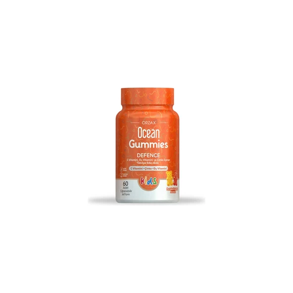 Ocean Smart Gummies Defence 60 Adet Çiğnenebilir Jel - Dezenfektan Hediyeli (%72 Alkol) ürün görseli 1