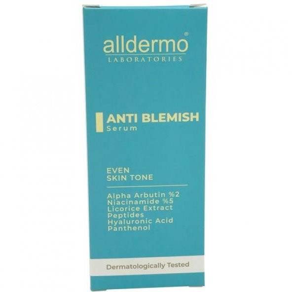 Alldermo Leke Karşıtı Cilt Tonu Dengeleyici Serum 30 ml