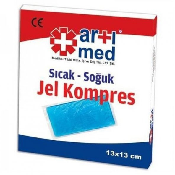 Artımed Sıcak Soğuk Jel Kompres 13 x 13 cm Özel Kılıflı