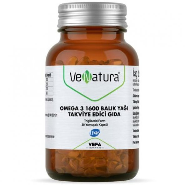 Venatura Omega-3 1600 mg 30 Kapsül