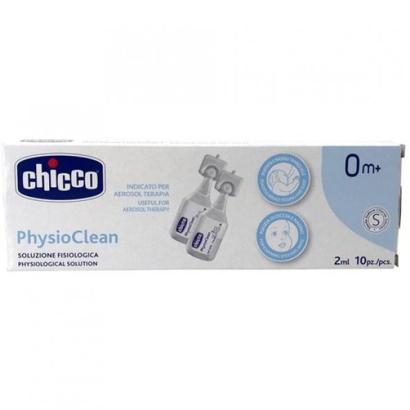 Chicco Physioclean Serum Fizyolojik Solüsyon 10 Adet 2 ml