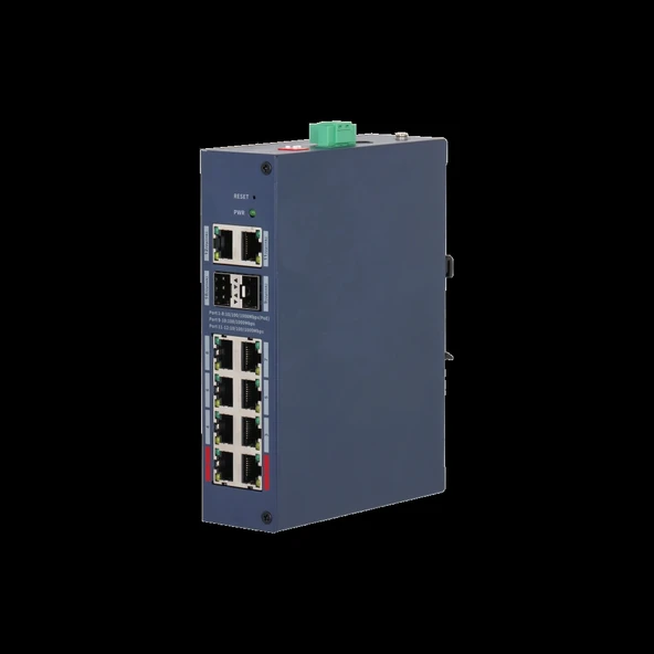 Dahua Chs4212-8gt-110, 8 Port, Gigabit, Poe 110w, 2 Port Uplink, 2 Port Sfp, Cloud Yönetilebilir, Switch ürün görseli 1
