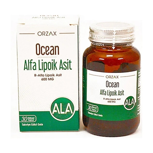 Ocean Alfa Lipoik Asit 600 Mg 30 Kapsül 3 Adet - Resim 2