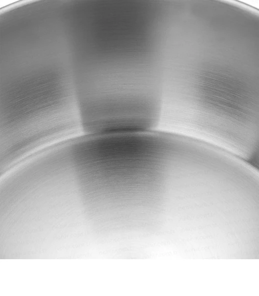 Nehir silver 16 cm derin tencere - paslanmaz çelik tencere - Resim 3