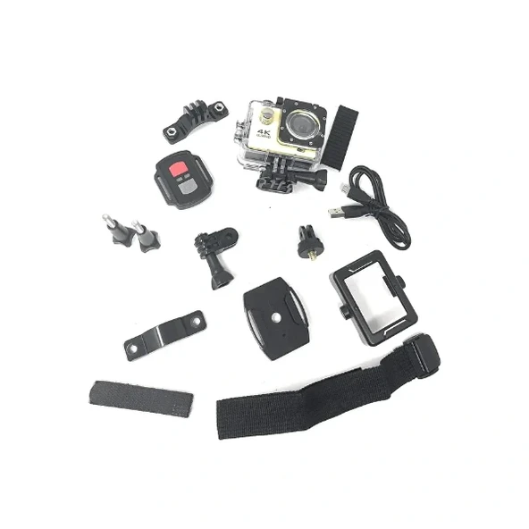 Kumandalı 4K Wi-Fi Aksiyon Kamerası - Resim 3